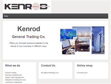 Tablet Screenshot of kenrodtrading.com